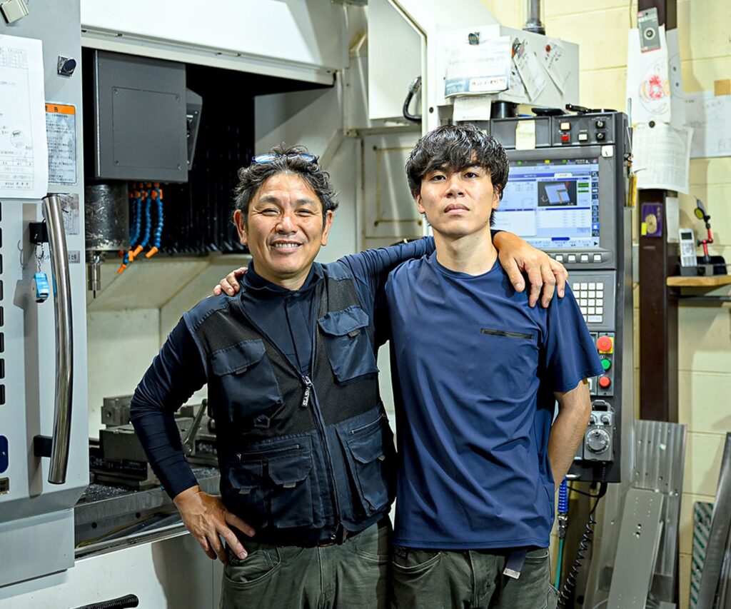 クラフトリンクの代表と息子